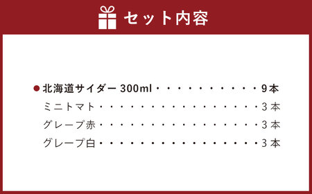 【3個口発送】 北海道野菜と果実のジュースセット（F-300）計61本＋計10個 飲料 ジュース 調味料 ケチャップ ドレッシング ジャム シロップ