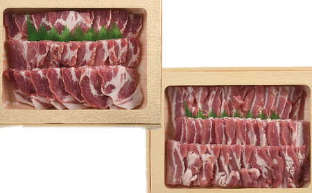 ブランドポーク「匠のこころ豚」肩ロース・バラ　1.2kg（各600g）焼肉セット【◎安全・安心　JGAP・農場HACCP認証取得】 お肉 豚肉 バーベキュー 