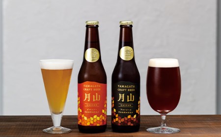 【ふるさとの極み】ひろしの餃子と【山形の極み】月山クラフトビール2種（4本）セット F2Y-5406