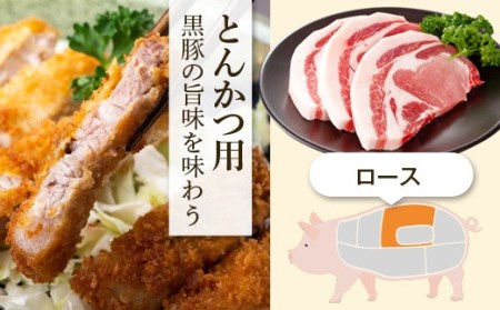 【C02044】特選黒豚大盛セット(約2kg)＋干し芋(約320g)付き 鹿児島 国産 九州産 黒豚 豚バラ 肩ロース ロース カルビ ロース セット ほしいも 干し芋 おやつ お菓子 焼肉 バーベキュー BBQ 贈答 ギフト【和田養豚】