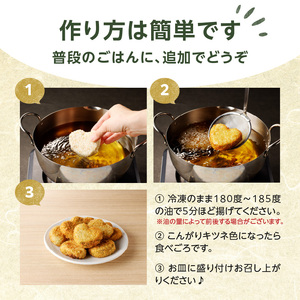【京都山城のねぎ コロッケ（九条ねぎコロッケ）】 ＃ねぎに恋するコロッケ 60g×10個入りコロッケ 京野菜 ねぎコロ 山城のねぎ 九条ねぎ 九条ネギ ねぎ ネギ コロッケ ころっけ 時短 簡単 惣菜コロッケ おかずコロッケ おつまみコロッケ 京都府 木津川 001-03
