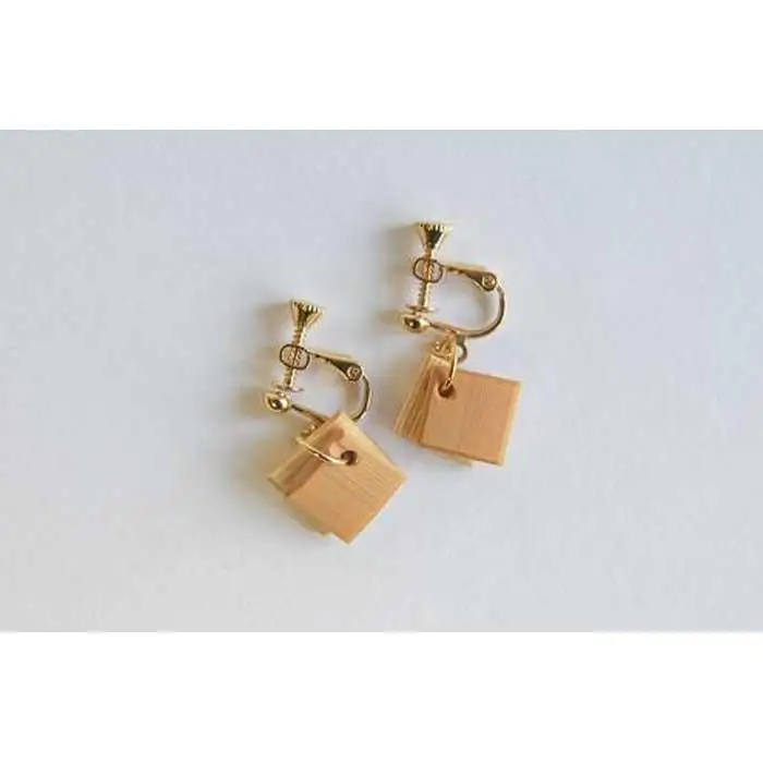 【佐渡竹工芸】ネックレス＆イヤリング ２点セット