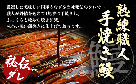 うなぎ蒲焼 2尾入　国産 鰻 ウナギ 蒲焼き ギフト 贈答品 お歳暮 正月 うな丼 鰻丼 うな重 鰻重 ひつまぶし お中元 魚貝類 