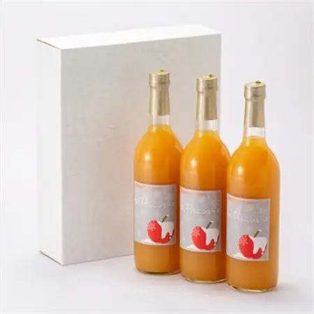 ありま農園　雪むろりんごジュース　720ml×3本_飲料・ドリンク りんごジュース 果汁飲料 林檎ジュース アップルジュース リンゴジュース_【1395647】