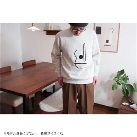 ギターストラップ専門店708worksのオリジナルスウェット【グレー:Mサイズ】【1395218】