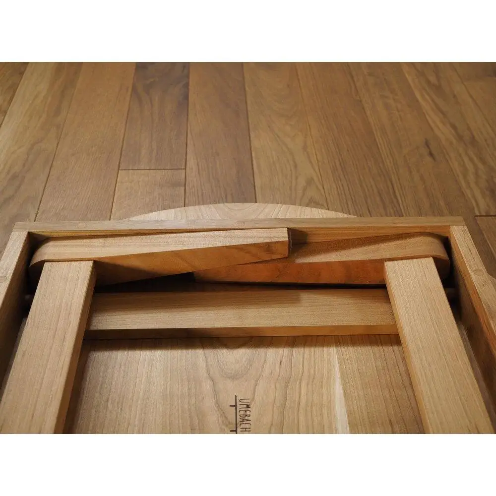 山桜のちゃぶ台 直径60cm ／ 丸テーブル 折りたたみ 木製【UMEBACHI FURNITURE】