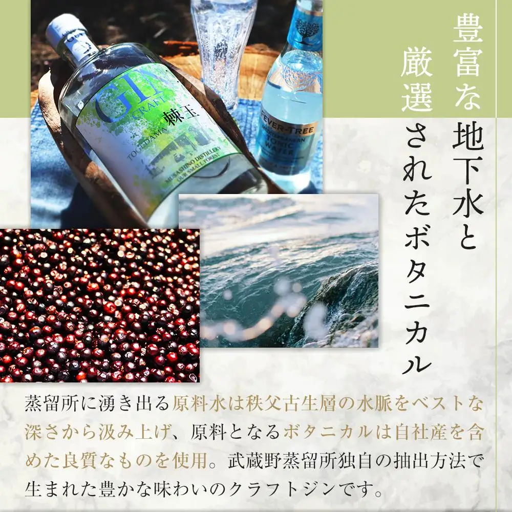 【700ml】Japanese Craft GIN　棘玉 ／ お酒 クラフトジン とげだま 埼玉県