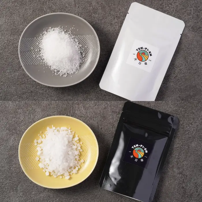 淡路島海塩 TEN-PI-EN 小粒大粒セット 50g×4袋