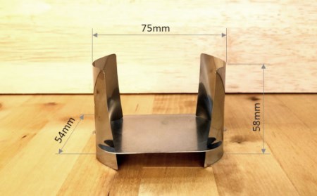 Air Stove FK-0003 19g カード型 固形燃料ストーブ ステンレス キャンプガジェット アウトドア ストーブ CGK