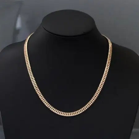 K18喜平6面Wネックレス50g【長さ60cm・幅5.4mm・厚さ2.0mm】【配送不可地域：沖縄県】【1321454】