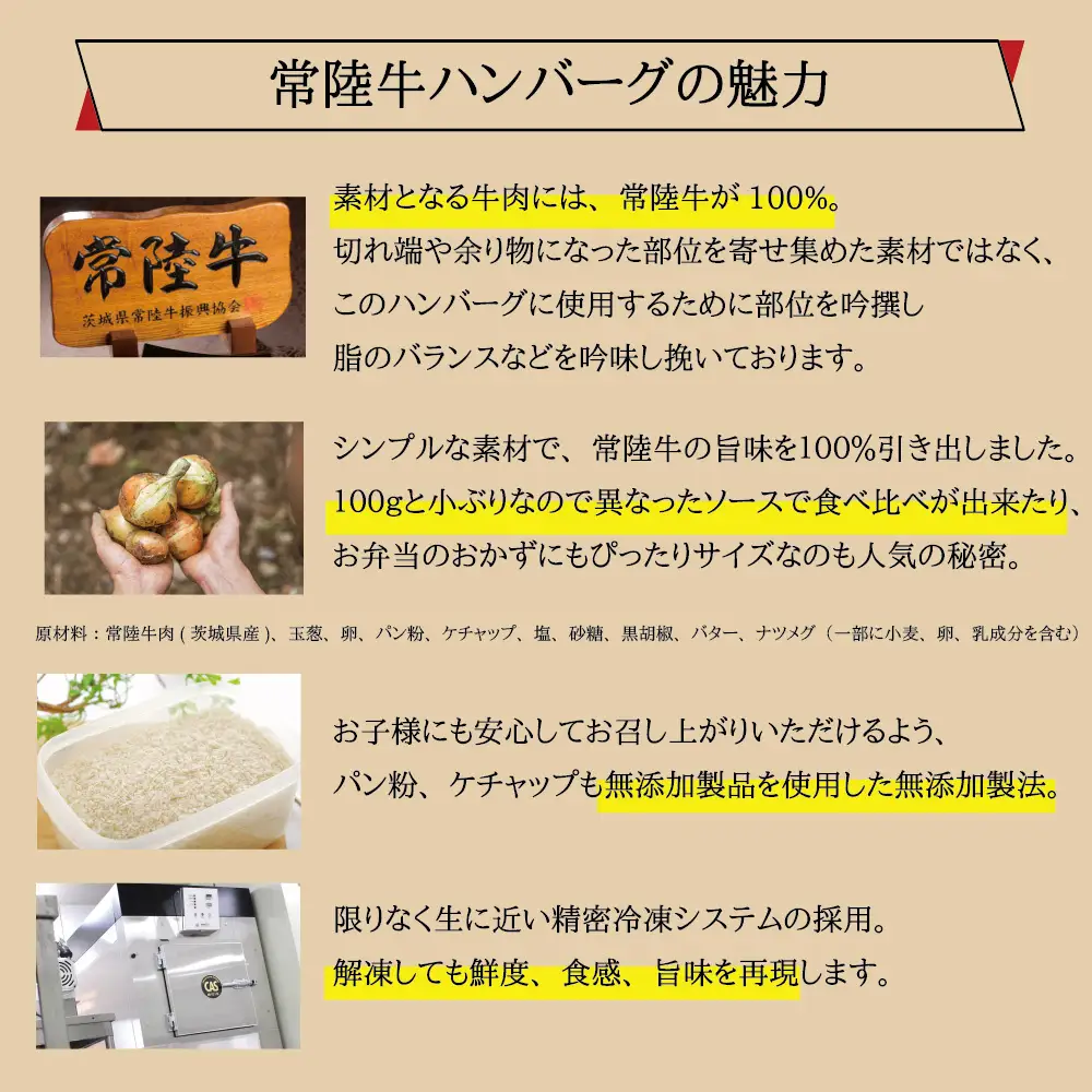 ハンバーグ 無添加 常陸牛 100g 8個 セット リピーター続出！ ギフト 食べ物 手捏ねハンバーグ 冷凍 小分け 焼くだけでレストランの味 国産牛 黒毛和牛 父の日 お取り寄せ お祝い 内祝い 出産 結婚 快気祝いプレゼント 誕生日 ギフト対応  茨城県 水戸市 肉のイイジマ（DU-5）