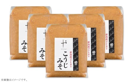 81-13Aコシヒカリ使用こうじみそ　1kg×5個
