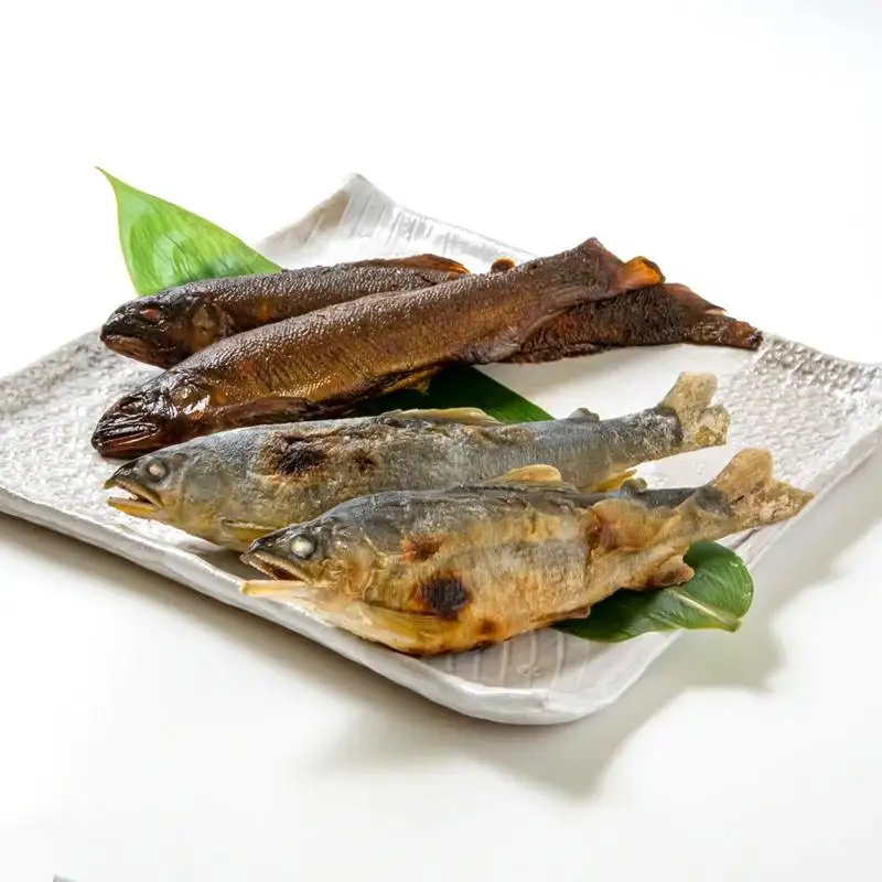 鮎の塩焼き・甘露煮ギフト 計5～7尾　鮎のよしの＜25-8a＞★