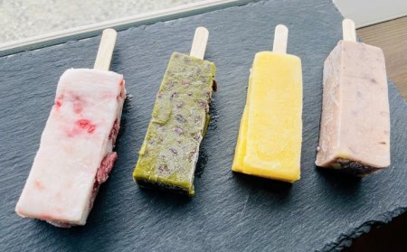 【菓子工房　菓のん】淡路島の小さな和菓子店が作った「くずもちアイス」4本セット