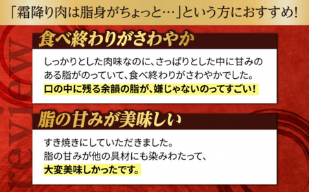 【全3回定期便】ロース スライス 400g 長崎和牛 A4?A5ランク しゃぶしゃぶ すき焼き【野中精肉店】 [VF28] 肉 牛肉 ローススライス 鍋 霜降り すきやき 定期便