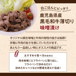 【7営業日以内に発送】【岩元精肉店】鹿児島県産黒毛和牛ビーフシチューと鹿児島県産黒毛和牛薄切り味噌漬けセット K045-004 肉 牛肉 惣菜 総菜 冷凍 カレー スピード配送 最短 すぐ届く お急ぎ