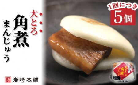 【6回定期便】角煮まんじゅう＆大とろ角煮まんじゅう 計96個[OCT019]