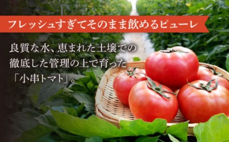 【6回定期便】小串トマト濃厚150% トマトピューレ「OGUSHI」160g×10本セット[OBH003] トマト
