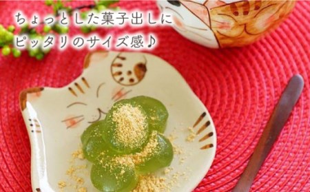 【波佐見焼】福猫 猫皿 プレート(小)3種セット〈 トラ・ミケ・茶トラ〉[OAQ039]