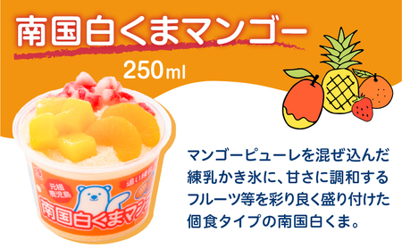 アイス 白くま DX 詰合せ 8個 セット 【 セイカ食品 南国 白くま DX 南国 白くま DX マンゴー 】 K051-002 冷凍