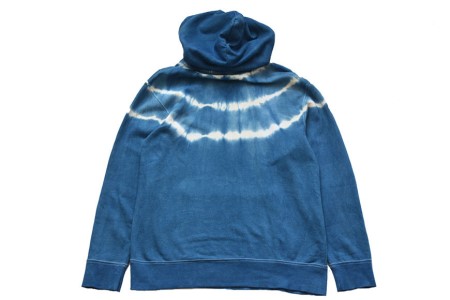 パーカー ASCENSION  藍染め タイダイ パーカーC 1枚 ファッション 服 男性 メンズ 女性 レディース  XXL