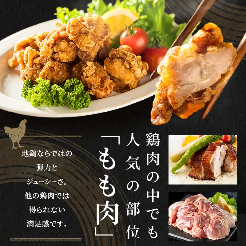 期間限定 特別寄附額 地鶏 丹波 黒どり モモ肉 4kg（2kg×2袋）冷凍 業務用 焼き鳥 鍋 焼肉 BBQ 鶏肉 お肉 鶏モモ 食材 国産 国産鶏肉 ジューシー 上質な脂 ブランド鶏 唐揚げ チキン