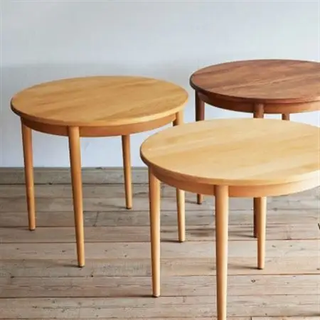 Karl Dining Round 84 Table ダークブラウン色【SWOF】_雑貨・日用品 机・テーブル 家具・インテリア _【1392586】