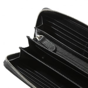  I-19　サフィアーノラウンド長財布　ネイビー