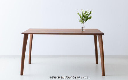 TEAシルキー ダイニングテーブル W1400 材種が選べる | ダイニングテーブル テーブル ダイニング 幅140cm 木製家具 飛騨の家具 家具机 天然木 無垢材 雉子舎 AP025〔テーブル人気　家具テーブル　おしゃれテーブル〕