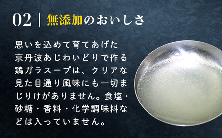 ＜京丹波あじわいどり＞京都府産 小分け！ボーンブロス 鶏がらスープだし (350g×6袋・計2.1kg) ふるさと納税 福知山市 鶏ガラ スープ ボーンブロス 鶏肉 鳥肉 とり肉 美肌 離乳食 安心 冷凍 使いやすい 国産 【fc-BK031】【三栄ブロイラー販売株式会社 福知山工場】