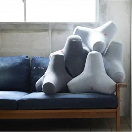 T-block Cushion (Tブロッククッション) ダークグレー【SWOF】_雑貨・日用品  家具・インテリア _【1392884】