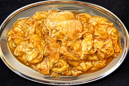 CG153 超希少部位 豚てっぽう 塩 & ニンニク味噌 ホルモン焼き 食べ比べ セット 計600g（300g×2種×各1パック） [豚 ホルモン 豚ホル 焼肉 テッポウ 直腸 塩 味噌 冷凍]