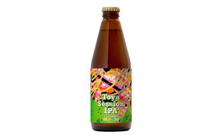 Lake Toya Beer クラフトビール Toya SessionIPA 4本セット（紙コースター2枚付）4カ月連続お届け お酒 晩酌 家飲み 宅飲み バーベキュー 柑橘系 ホップの香り 飲みやすい 低アルコール 