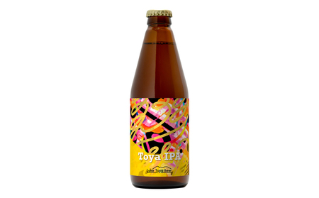 Lake Toya Beer クラフトビール Toya IPA 4本セット（紙コースター2枚付）3カ月連続お届け お酒 晩酌 家飲み 宅飲み バーベキュー 苦み抑えめ 飲みやすい 柑橘系 飲み会 