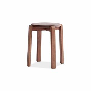 旭川家具　山室家具製作所　ALTO(アルト)　No.1　丸スツールウォールナット ｜ 家具 _00526