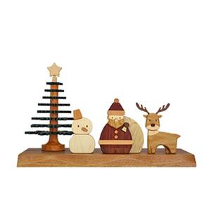 旭川クラフト ササキ工芸 Woody Xmas(ウッディクリスマス) 【 国産 無垢 インテリア 木製 ナチュラル 北欧 コンパクト クリスマス プレゼント 北海道 】_00706