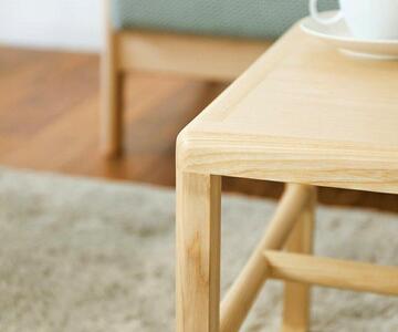 旭川家具 WOW M.C side table(サイドテーブル) 【 国産 無垢 インテリア 木製 ナチュラル テーブル サイドテーブル ソファ ベッドサイド 玄関 寝室 北海道 】 _01024