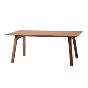 旭川家具 カンディハウス TEN ソリッドテーブル&アームチェアー4脚セット ウォルナットCW_01345
