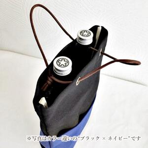 帆布酒袋バッグ　カラー：ダークブラウン×アウトドアグリーン_01417