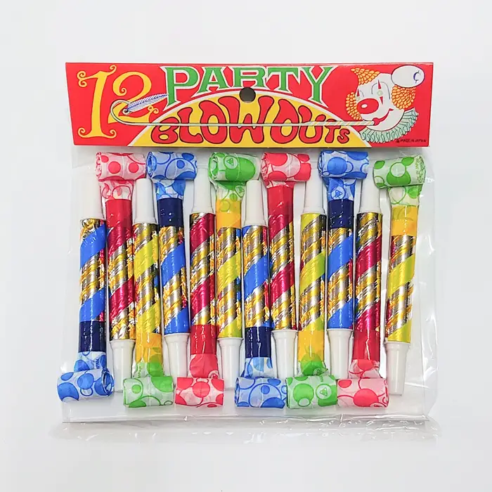 淡路島の名産品　昔懐かしい日本のオモチャ「吹き戻し」売上ランキング上位の人気商品セット（4種類 計5個）