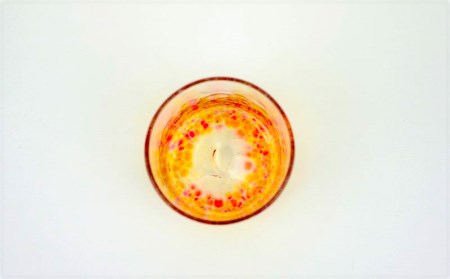 【うみのおと】ヒビロックグラス（アセロラレッド）1個