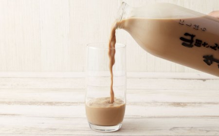 【12ヶ月定期便】山田さんちの牛乳・カフェラテ2本セット 900ml×2本 計12回 合計21.6L ノンホモ牛乳 カフェラテ