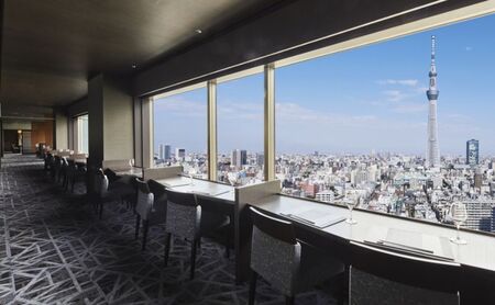 スカイツリー（R）ビューレストラン 簾【ランチペア券】三簾重＋東京スカイツリー（R）入場引換券 SKYTREE 東京都 食事券 ペア入場券 優待券 お食事券 展望 SKYTREE 東京都 墨田区 チケット 和食 観光 デート 