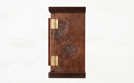 軽井沢彫　一彫堂　お仏壇　2枚扉　小 工芸品 職人手作り 桜の彫刻 コンパクト 伝統的工芸品 コンパクトな仏壇 仏具 小さめ 