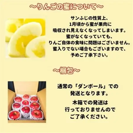 【準贈答品】味よし見た目よし「サンふじ」約3kg【配送不可地域：離島・沖縄県・中国・四国・九州】【1403105】