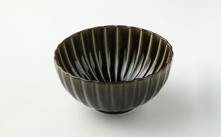 【美濃焼】ぎやまん陶 深丸鉢 大 ペアセット 利休グリーン【カネコ小兵製陶所】【TOKI MINOYAKI返礼品】食器 丼 丼ぶり どんぶり ボウル 鉢 丸鉢 ペア グリーン 緑 抹茶 ツヤ プレゼント 贈り物 送料無料 [MBD156]