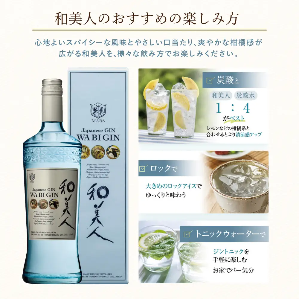 ISC 2022 最優秀金賞受賞】「Japanese GIN 和美人」 ジャパニーズ