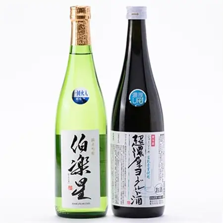 【宮城の人気蔵】伯楽星 純米吟醸・超濃厚ヨーグルト酒　720ml×2本_酒・アルコール     酒・アルコール 純米吟醸 日本酒 sake サケ_【配送不可地域：離島】【1389319】