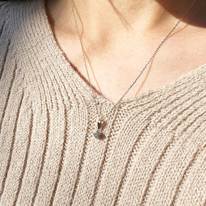 K18 4本爪二段腰 0.16ct ダイヤモンド ネックレス  山梨 ネックレス ゴールド ダイヤモンド ペンダント シンプル K18 イエローゴールド ホワイトゴールド ピンクゴールド ダイヤ0.16ct カラット ジュエリー アクセサリー 山梨県 甲斐市 BQ-16