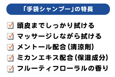 手袋シャンプー5枚入